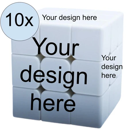 Custom 3x3 Speedcubes – Pack of 10