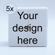 Set of 5 Custom 2x2 Cubes – Personalised Puzzle Pack