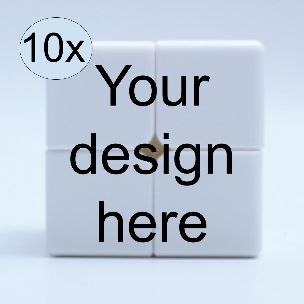  10 Custom 2x2 Cubes – Printed for Groups or Events