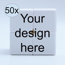  Bulk 2x2 Custom Cubes – Pack of 50 for Events & Promotions