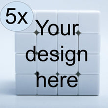  Set of 5 Custom 4x4 Cubes – Personalised Puzzle Pack